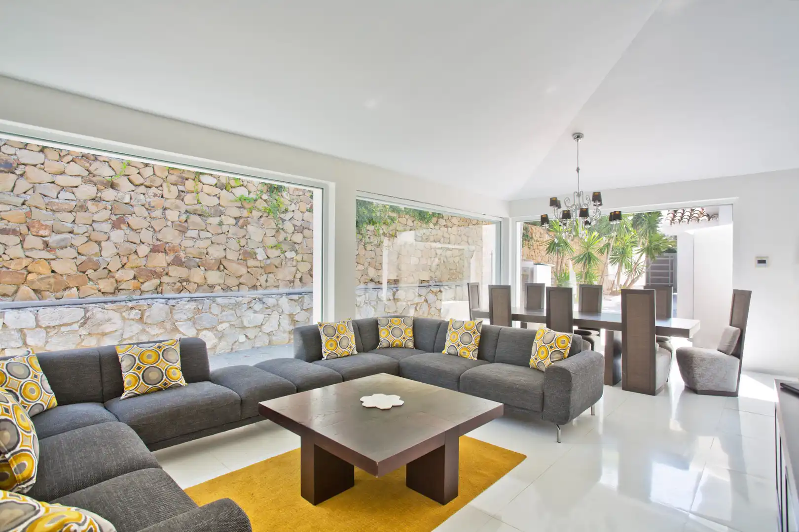 Sala de estar de Casa o chalet de alquiler en Elviria - Cabopino