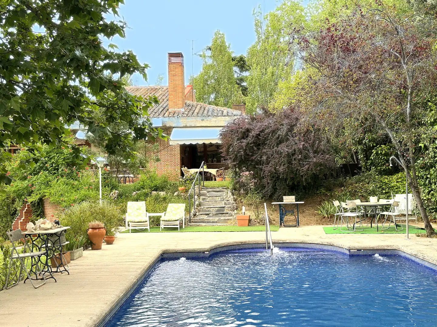 Garden of Houses for sale in Algete  with Heating, Private garden and Terrace