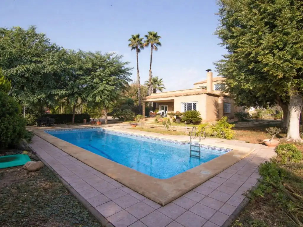 Garden of Houses for sale in Elche / Elx  with Air Conditioner, Private garden and Terrace