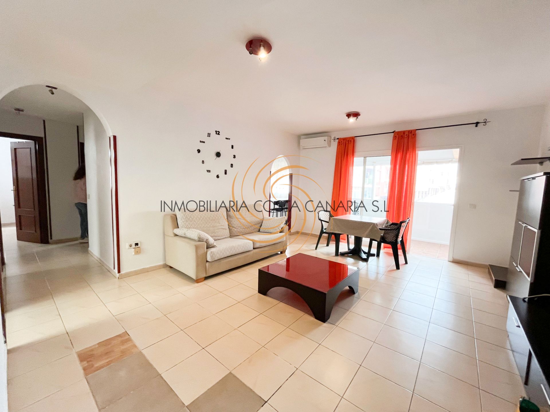 Living room of Flat for sale in Pájara  with Air Conditioner and Balcony