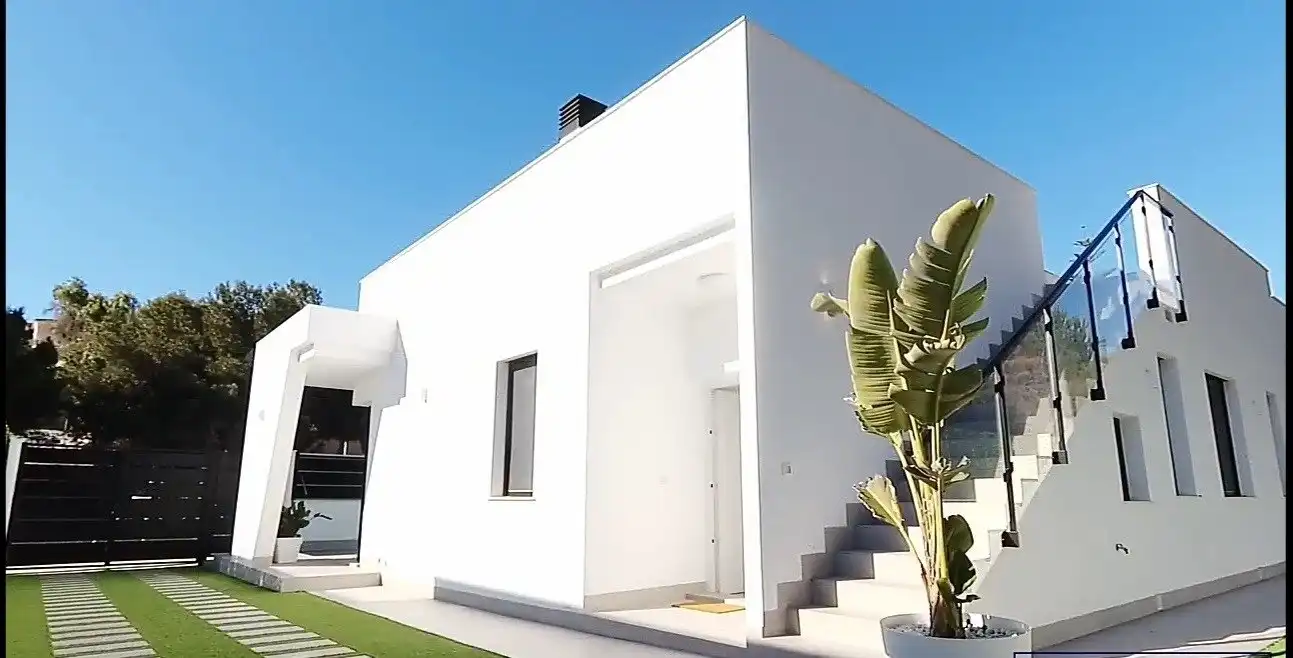 Vista exterior de Casa o chalet en venta en Pilar de la Horadada con Aire acondicionado, Calefacción y Jardín privado
