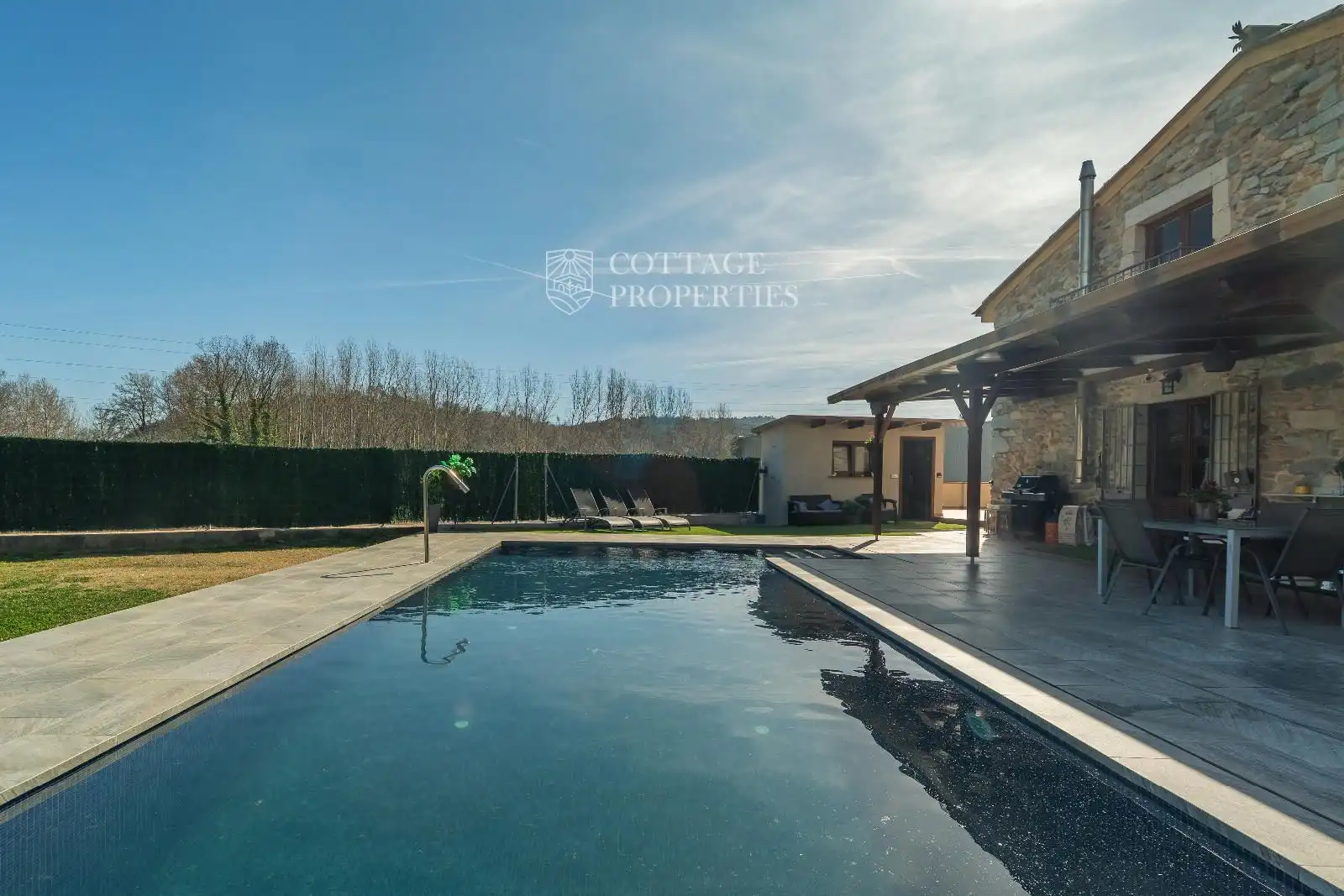 Piscina de Finca rústica en venda en Sant Julià del Llor i Bonmatí amb Calefacció, Terrassa i Piscina