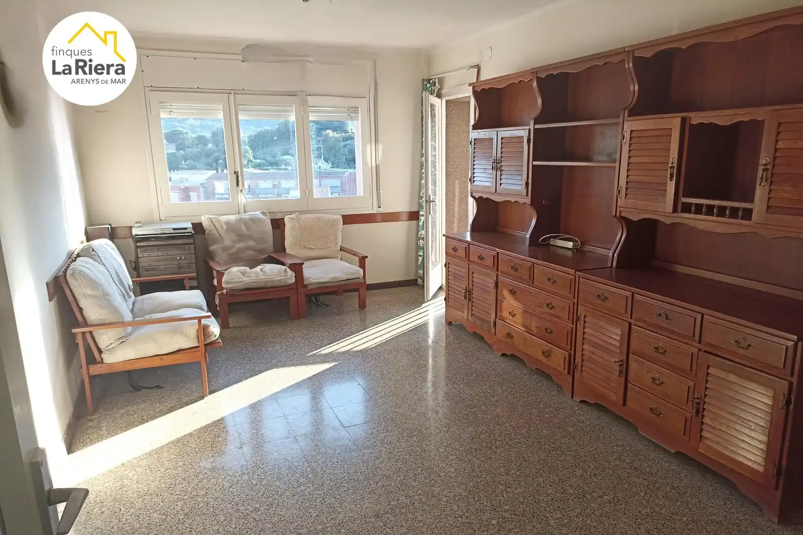 Wohnzimmer von Wohnung zum Verkauf in Arenys de Munt mit Terrasse, Abstellraum und Balkon