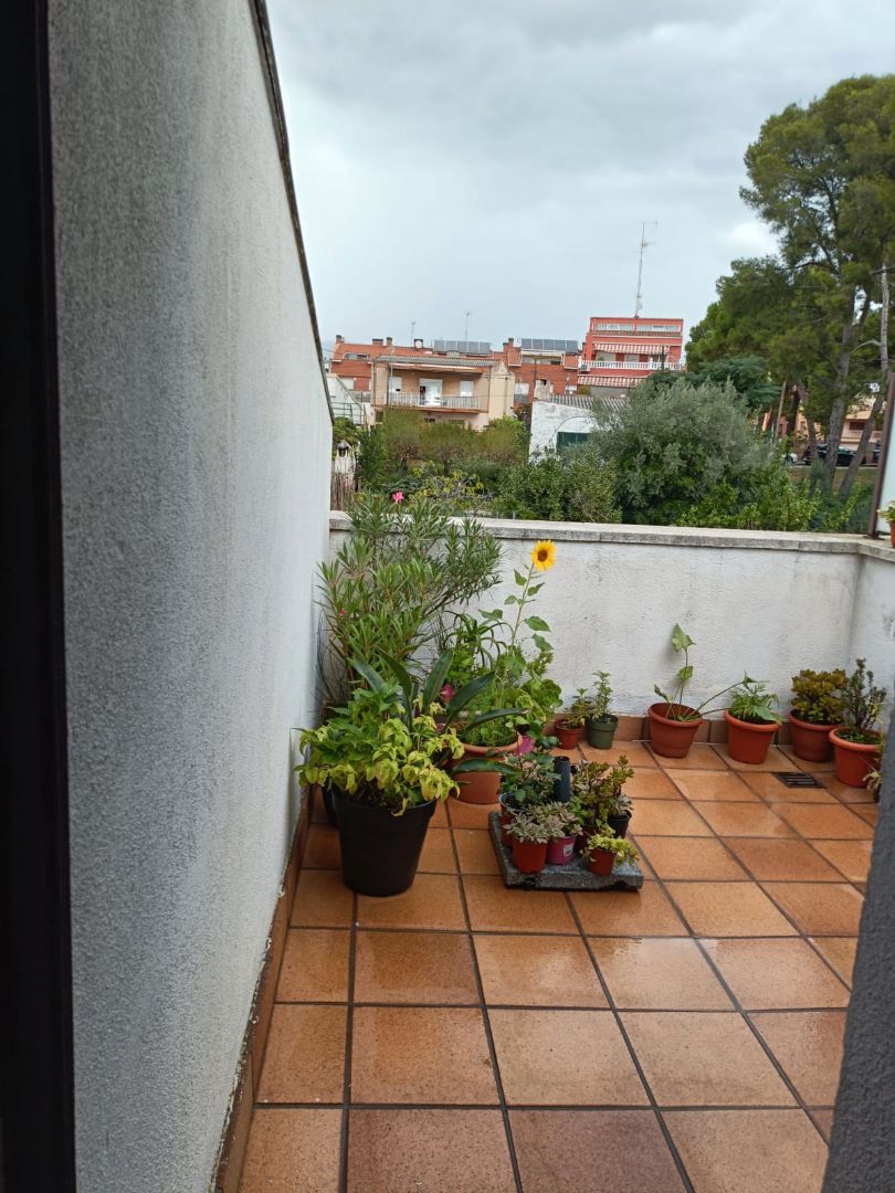 Balcony of Duplex for sale in Terrassa  with Air Conditioner, Heating and Parquet flooring