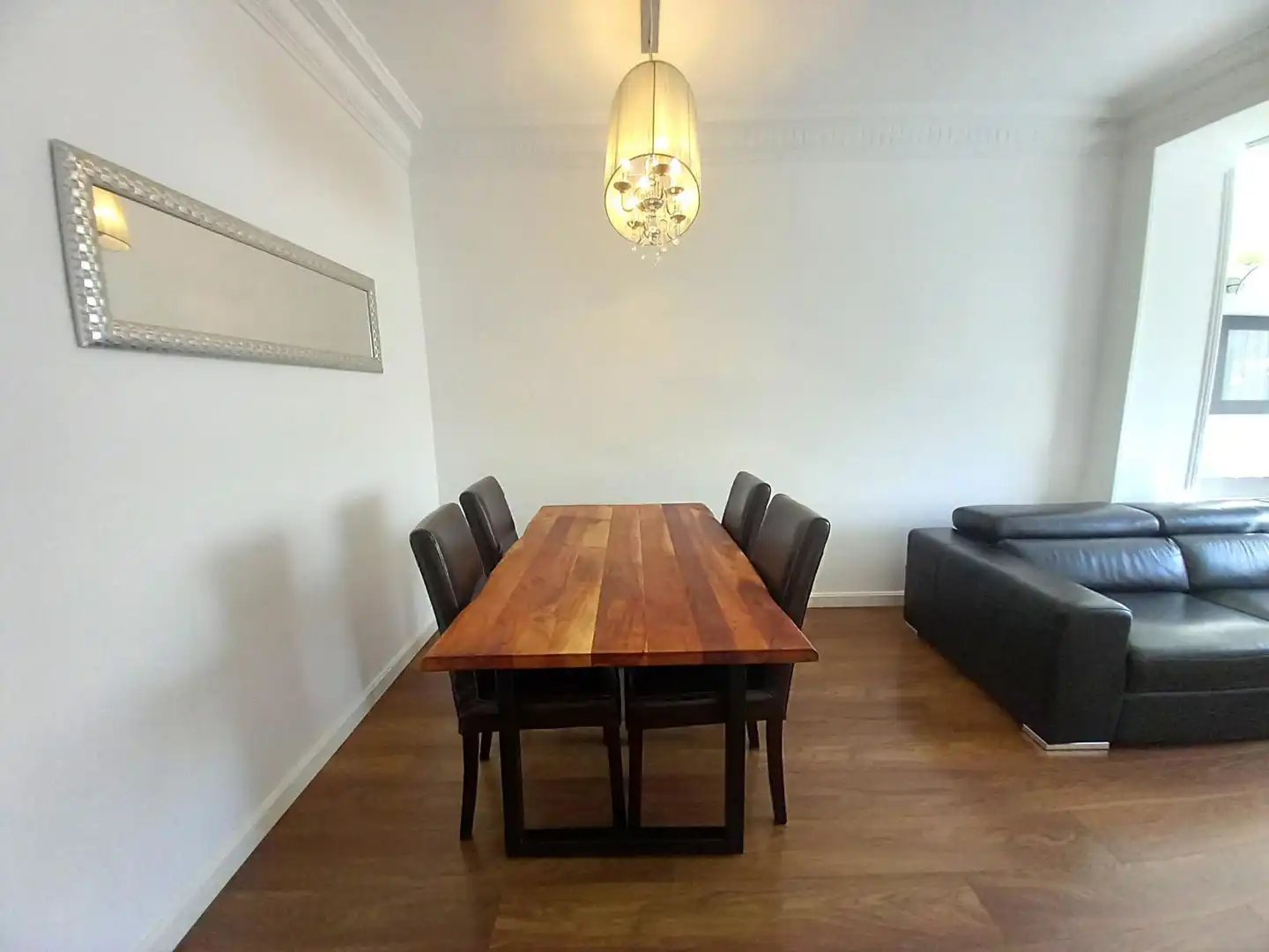 Esszimmer von Wohnung zur Miete in Barcelona mit Klimaanlage, Heizung und Parkett