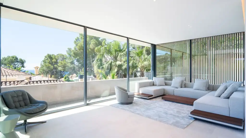 Sala de estar de Casa o chalet en venta en Calvià con Aire acondicionado, Calefacción y Terraza