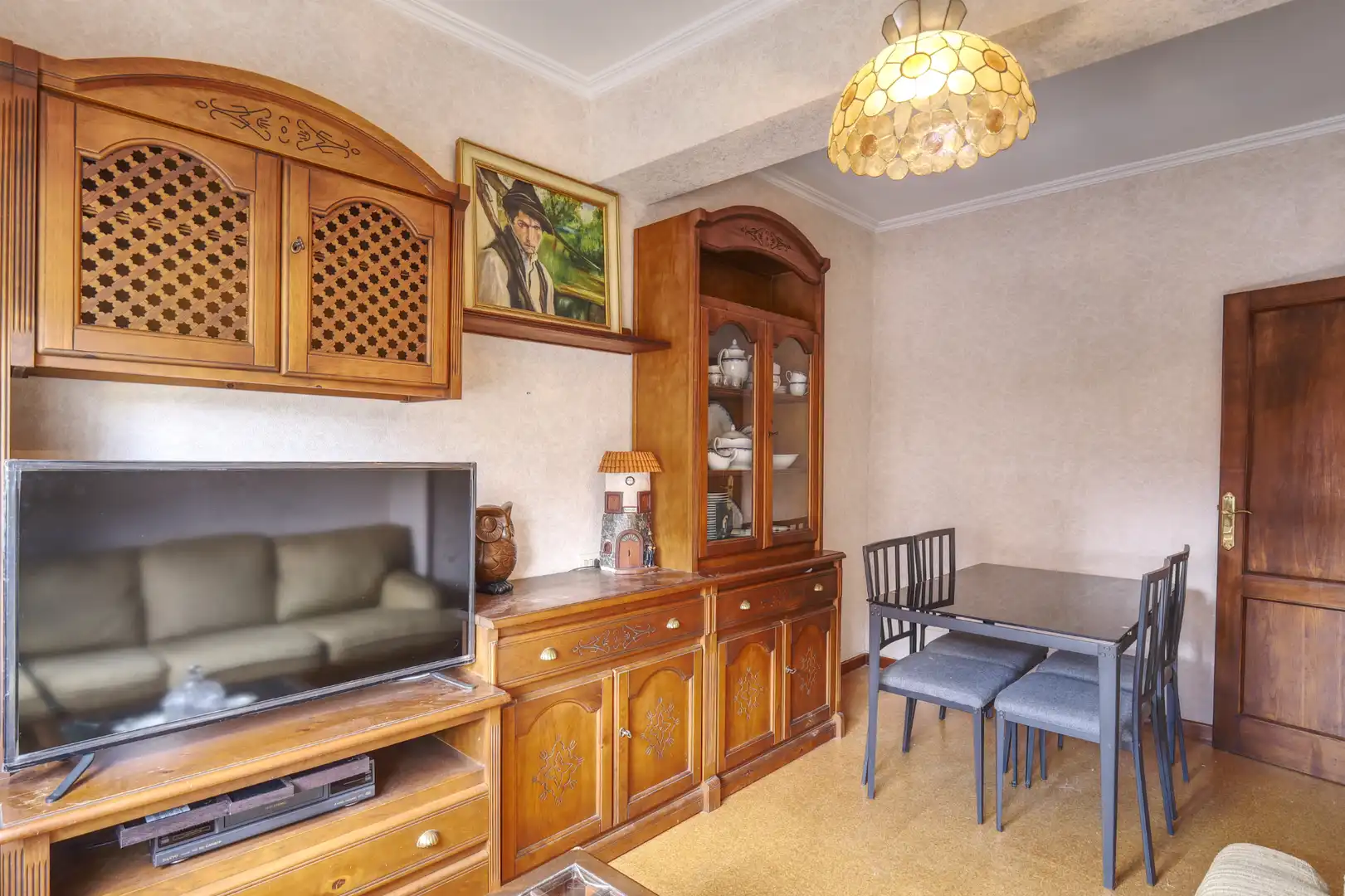 Sala de estar de Dúplex en venta en A Coruña Capital  con Trastero, Amueblado y Horno