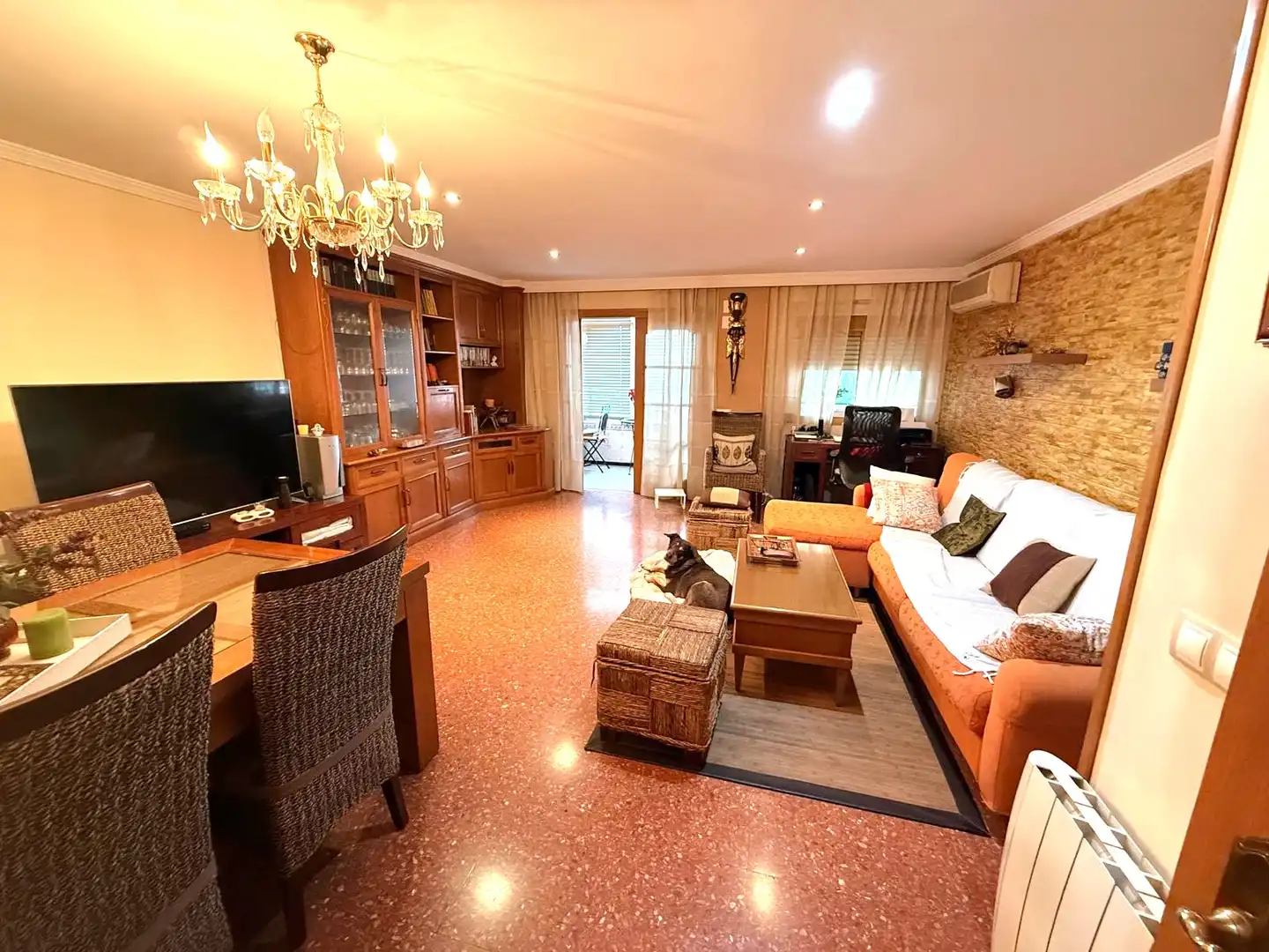 Sala de estar de Piso en venta en Valencia con Aire acondicionado y Balcón