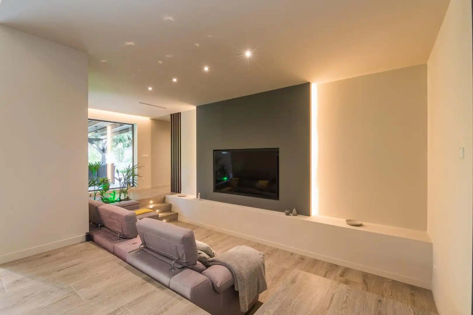 Sala d'estar de Casa o xalet en venda en Aspe amb Aire condicionat, Calefacció i Jardí privat