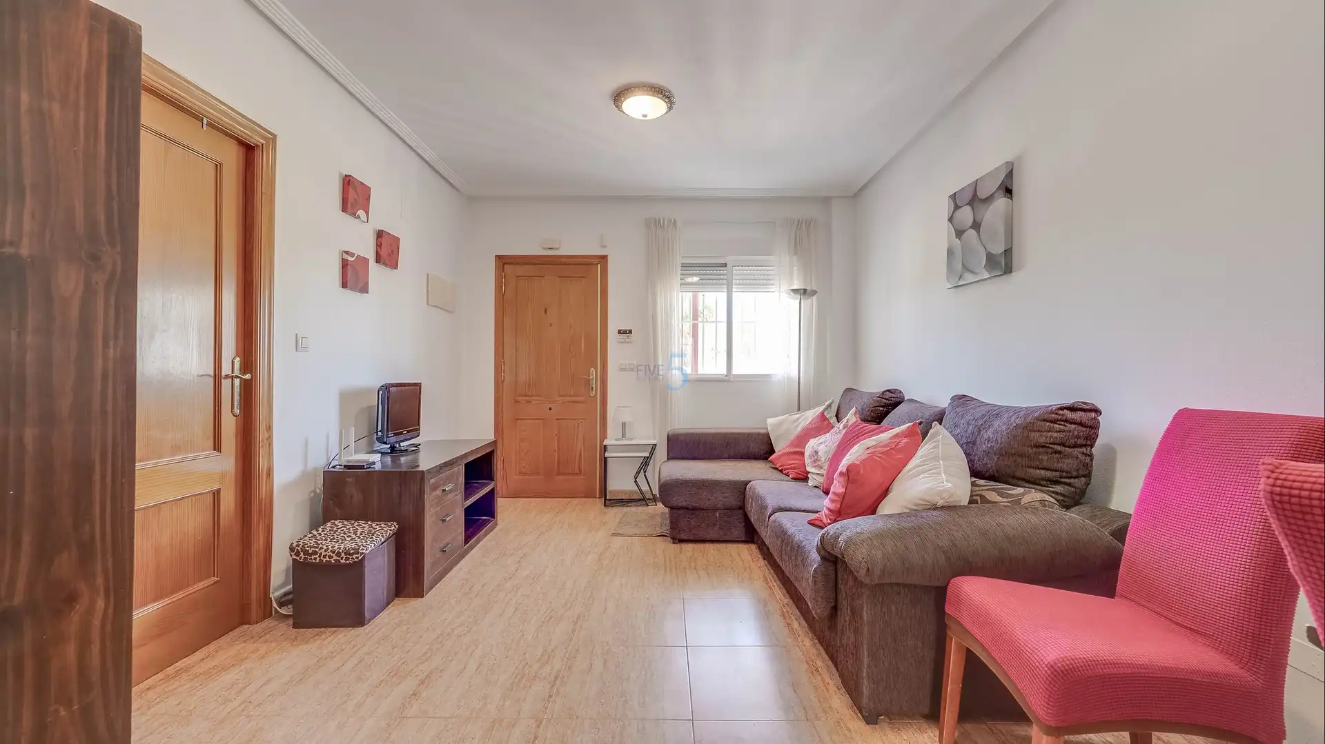 Sala de estar de Piso en venta en San Pedro del Pinatar con Terraza, Piscina y Amueblado