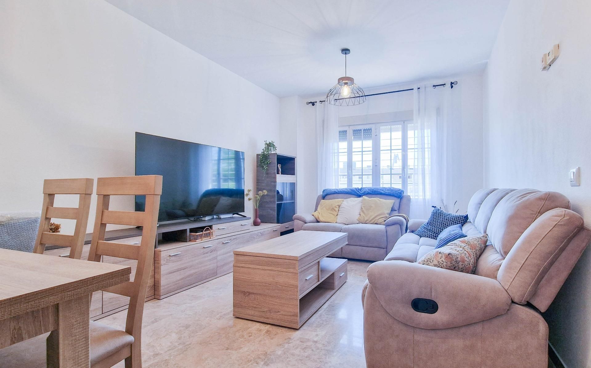 Sala d'estar de Planta baixa de lloguer en Badajoz Capital amb Aire condicionat i Calefacció