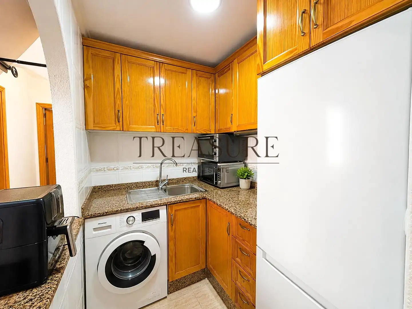 Kitchen of Flat for sale in Cartagena  with Air Conditioner, Balcony and Community pool