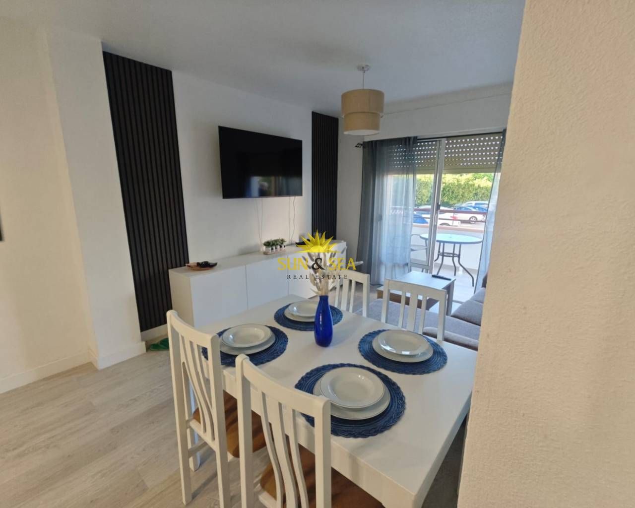Dining room of Apartment to rent in Pilar de la Horadada  with Air Conditioner, Heating and Furnished