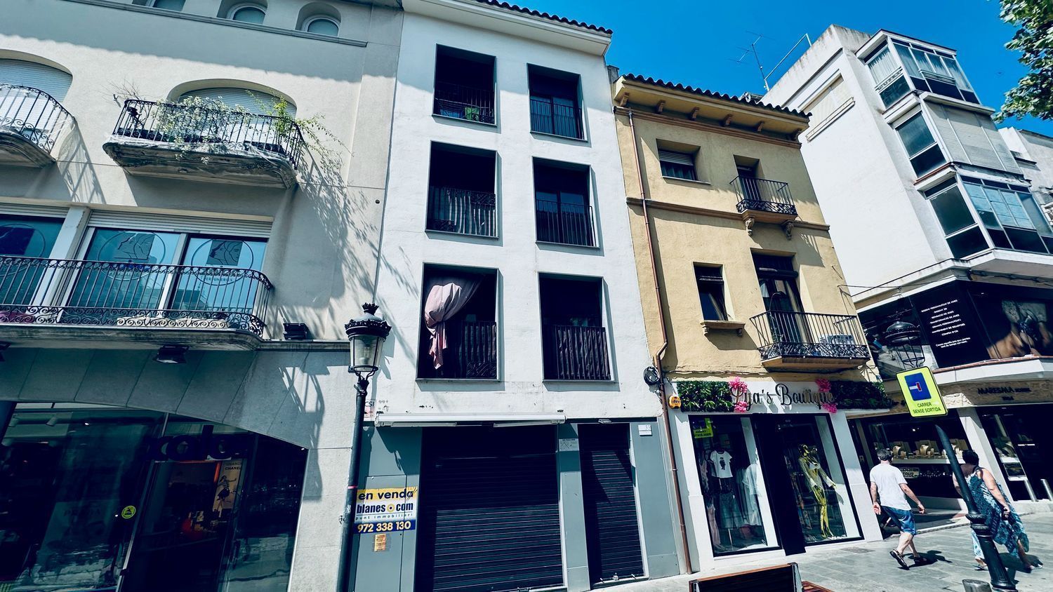 Exterior view of Flat for sale in Blanes  with Air Conditioner and Heating