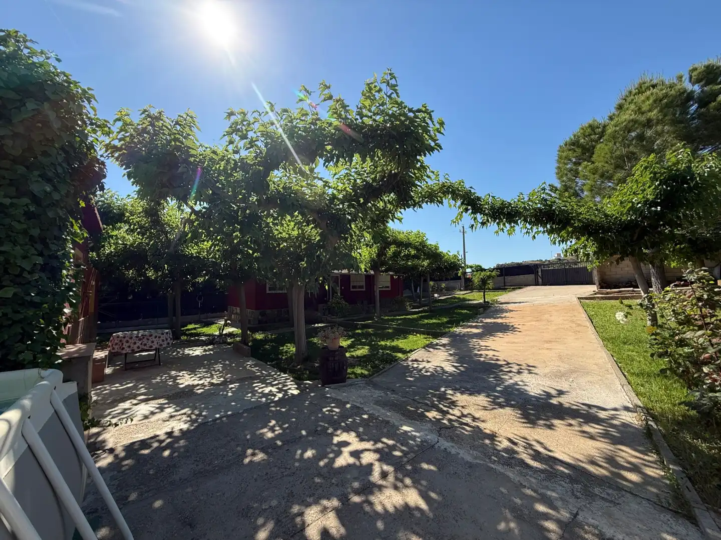 Vista exterior de Casa o chalet en venta en Caspe con Calefacción, Jardín privado y Parquet