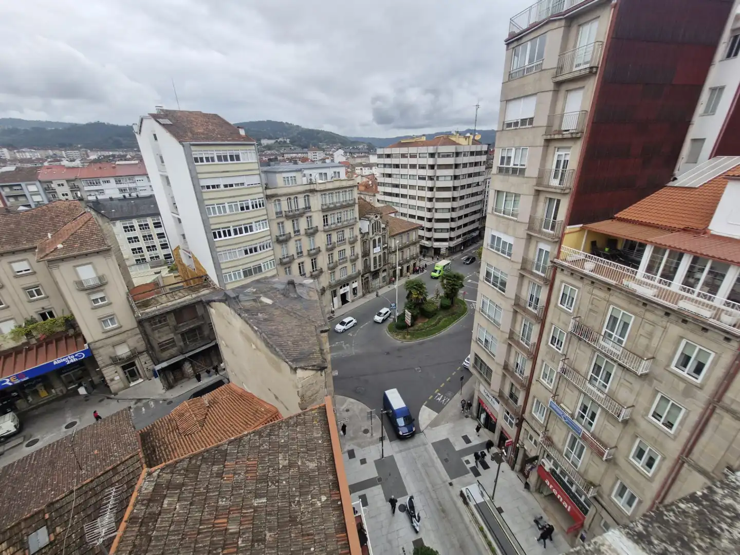 Exterior view of Flat for sale in Ourense Capital   with Heating, Parquet flooring and Terrace