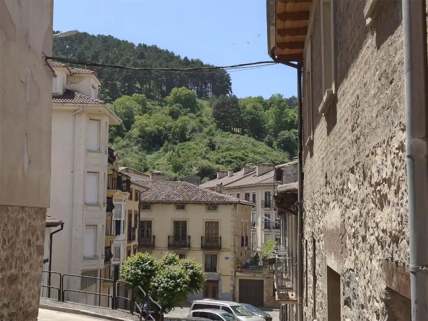 Vista exterior de Pis en venda en Pradoluengo amb Jardí privat i Balcó