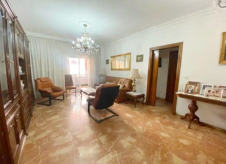 Living room of Flat for sale in  Sevilla Capital  with Air Conditioner, Heating and Terrace
