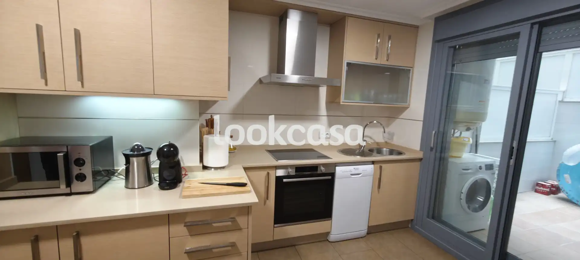 Kitchen of Flat for sale in Sanxenxo  with Heating, Parquet flooring and Terrace