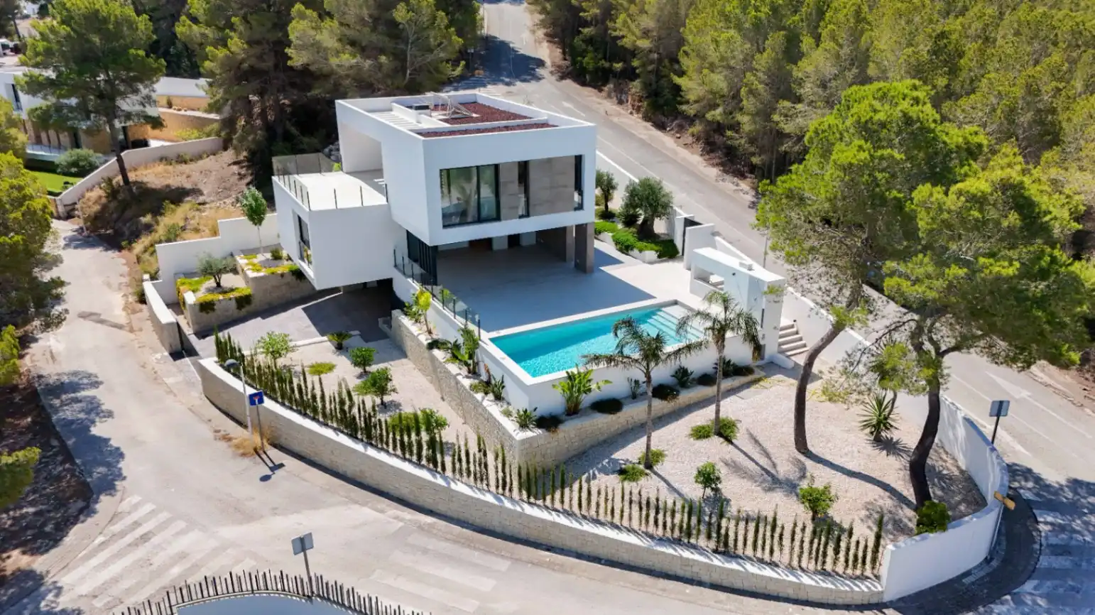 Vista exterior de Casa o chalet en venta en Teulada con Aire acondicionado, Calefacción y Jardín privado