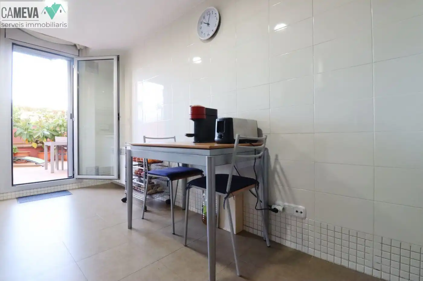 Küche von Wohnung zum Verkauf in Barberà del Vallès mit Klimaanlage, Heizung und Privatgarten