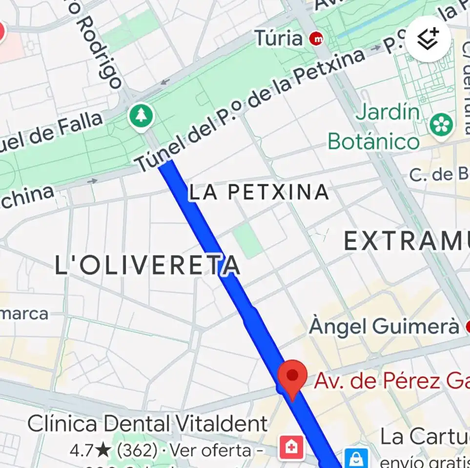 Vista exterior de Piso de alquiler en Valencia con Aire acondicionado y Terraza