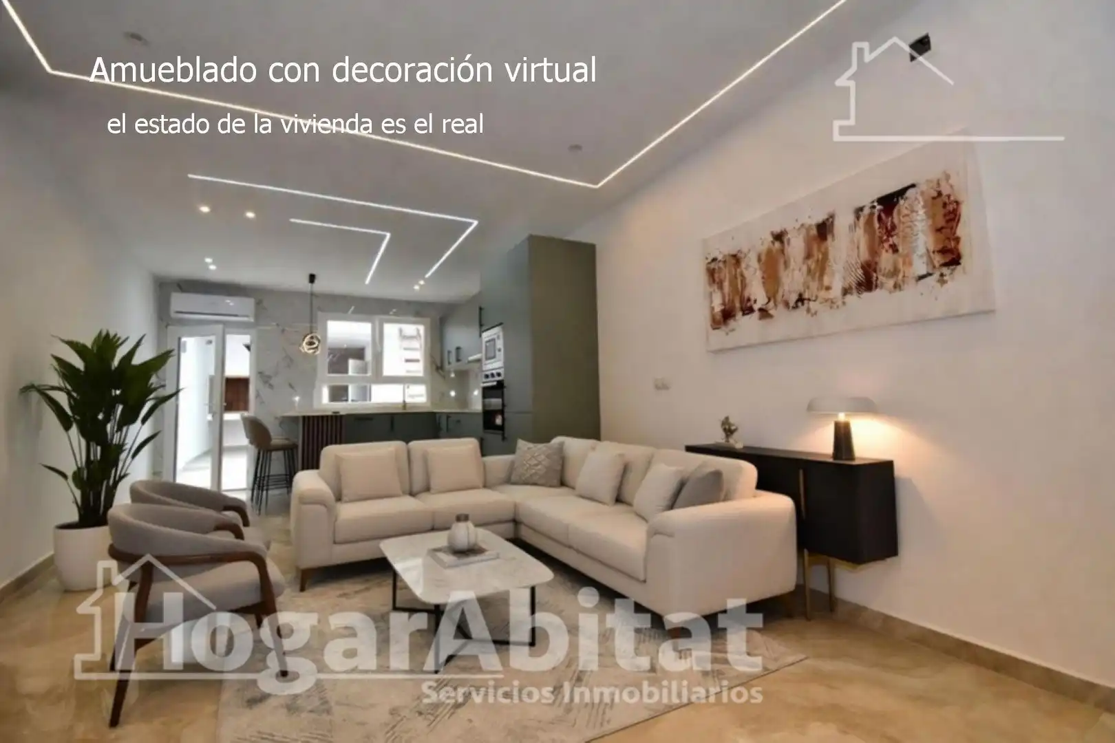 Wohnzimmer von Haus oder Chalet zum Verkauf in Vila-real mit Klimaanlage, Heizung und Terrasse