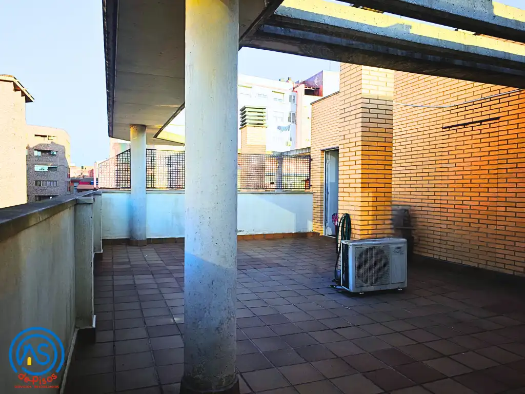 Terraza de Apartamento de alquiler en Zaragoza con Aire acondicionado, Calefacción y Parquet
