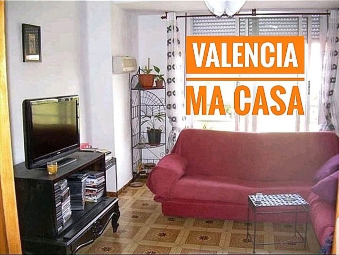 Dormitori de Pis de lloguer en  Valencia Capital amb Aire condicionat, Calefacció i Moblat