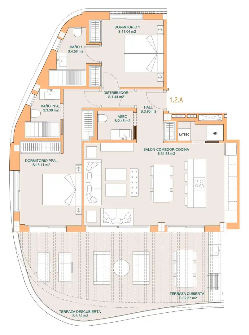 Apartment with pool for sale in El Faro de Calaburra - Chaparral, imagen 20