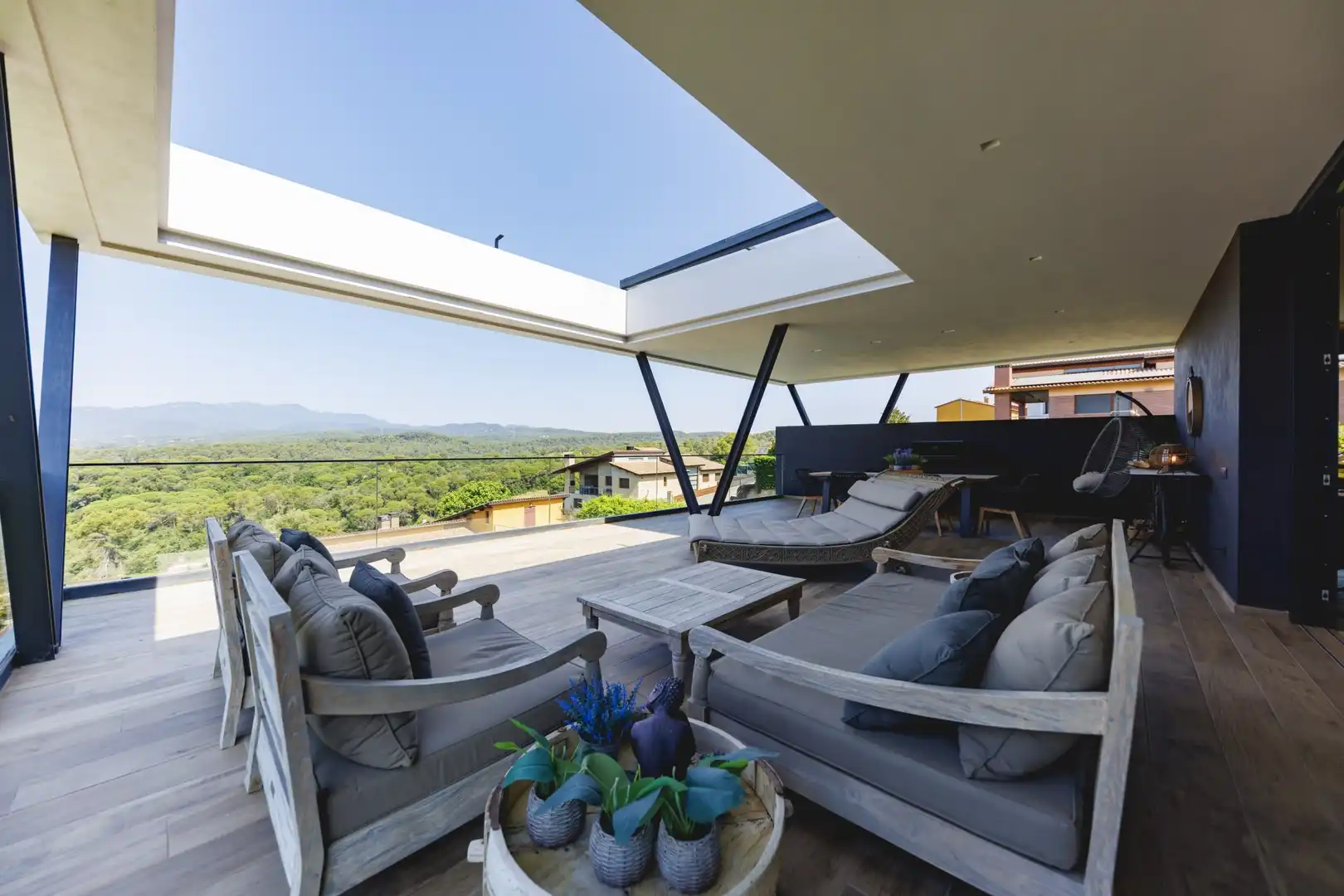 Terrace of Houses for sale in Sant Julià de Ramis  with Air Conditioner, Heating and Terrace