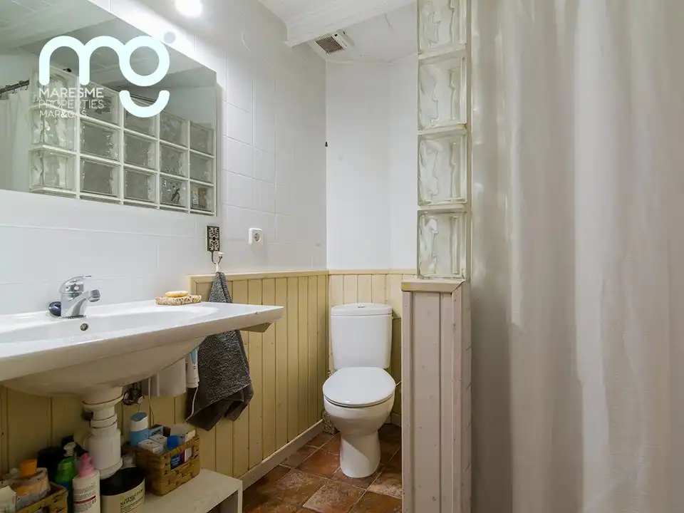 Badezimmer von Country house zum Verkauf in Vilassar de Mar mit Heizung, Privatgarten und Schwimmbad