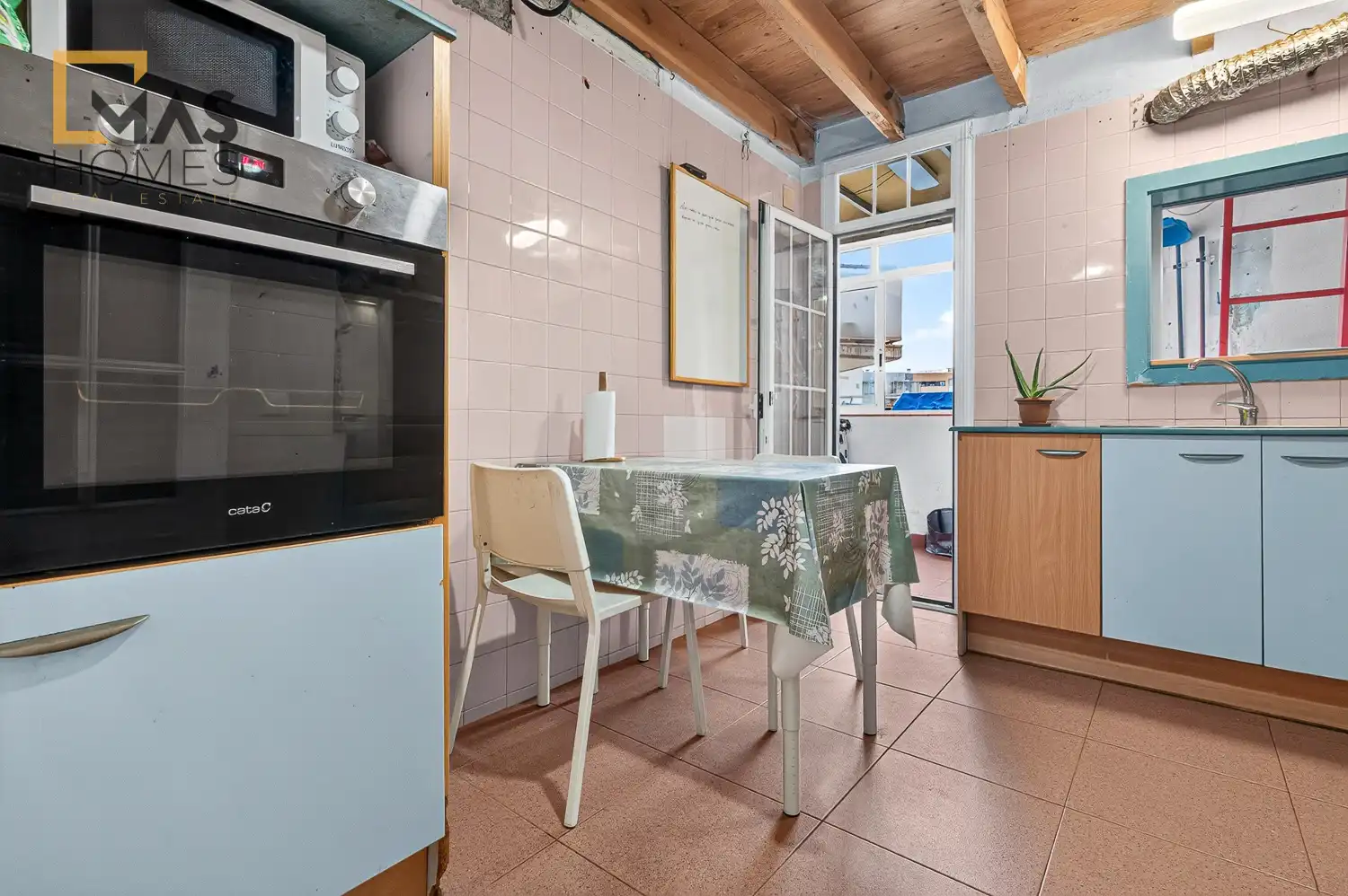 Kitchen of Attic for sale in Barcelona  with Furnished and Balcony