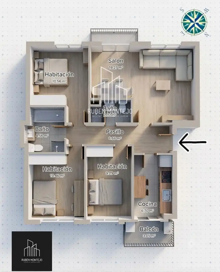 Piso en venta en Salamanca con Calefacción, Terraza y Balcón