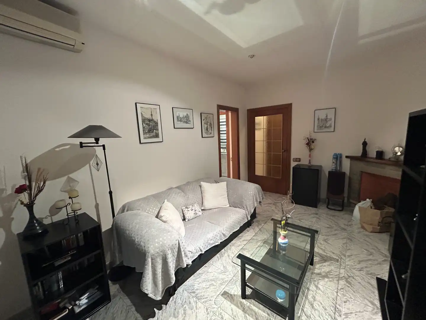 Sala d'estar de Àtic en venda en Barcelona amb Aire condicionat, Calefacció i Terrassa