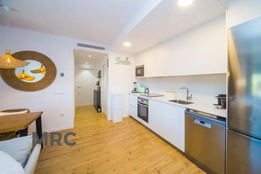 Cocina de Piso en venta en Calonge i Sant Antoni con Calefacción, Parquet y Terraza