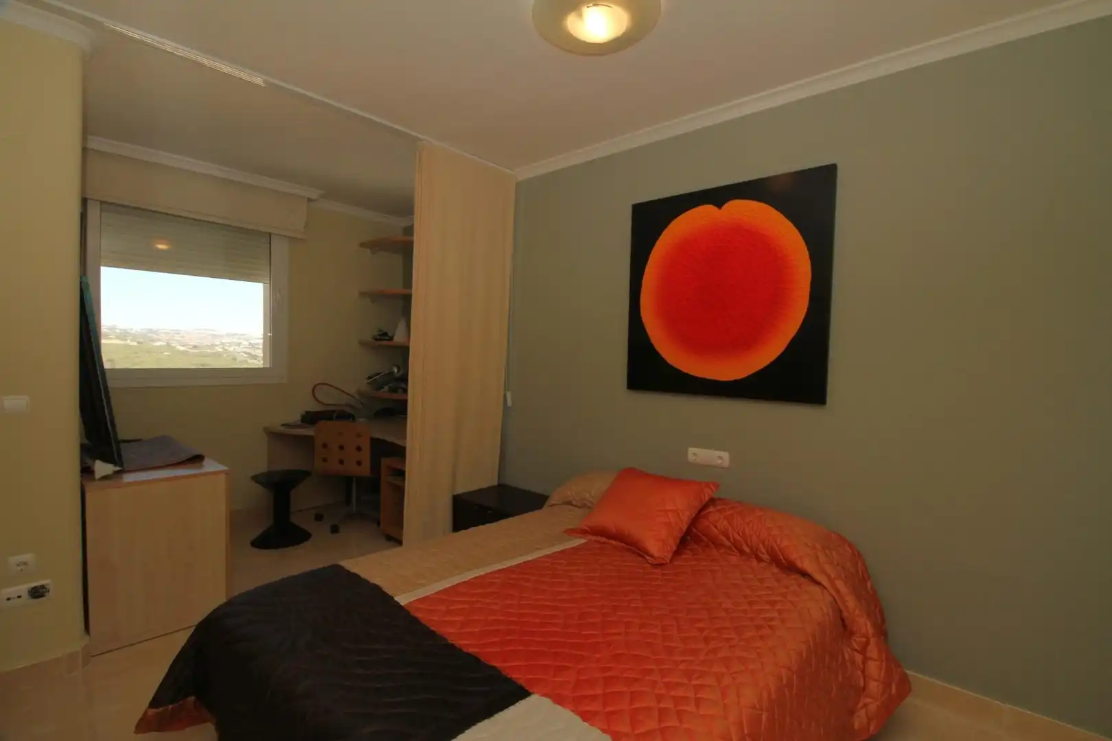 Bedroom of Apartments for sale in Calpe / Calp  with Air Conditioner, Heating and Private garden