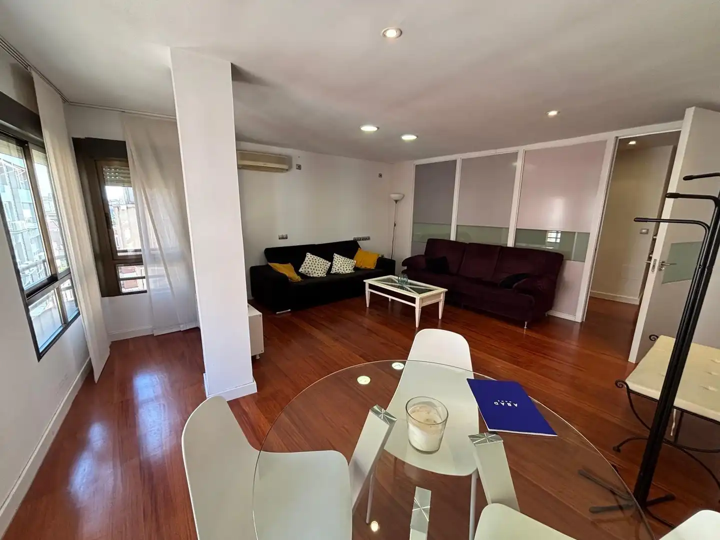 Sala de estar de Piso de alquiler en Murcia con Aire acondicionado, Calefacción y Amueblado