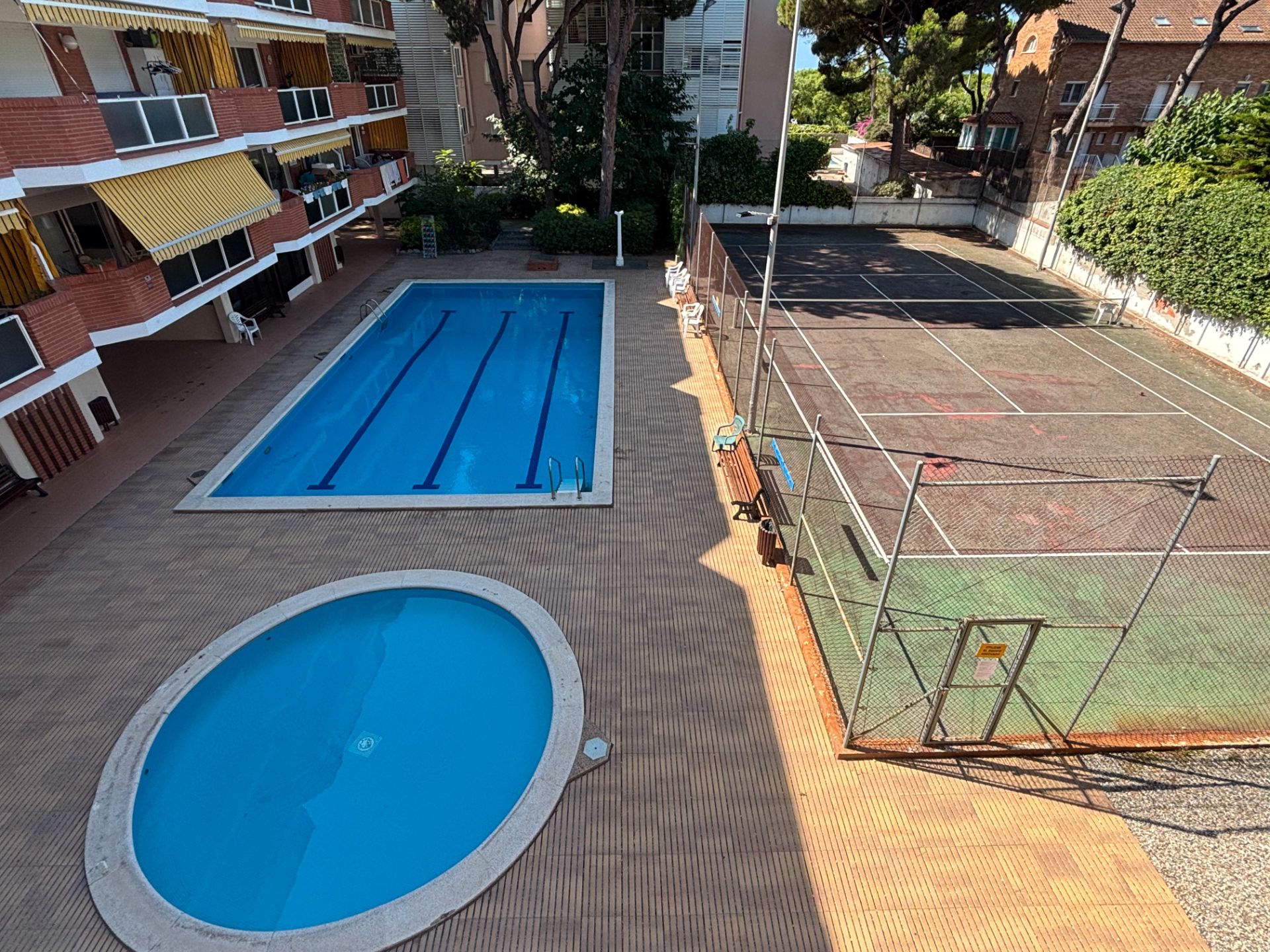 Swimming pool of Flat to rent in Gavà  with Heating, Oven and Balcony