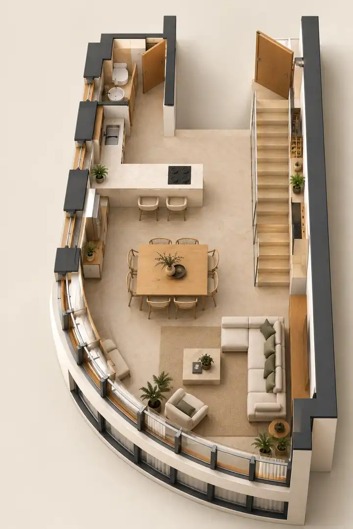 Living room of Attic for sale in Inca  with Air Conditioner, Heating and Terrace