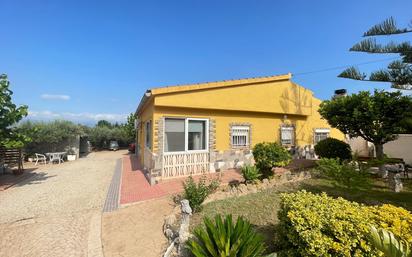 Vista exterior de Casa o xalet en venda en Roquetes amb Aire condicionat, Terrassa i Piscina