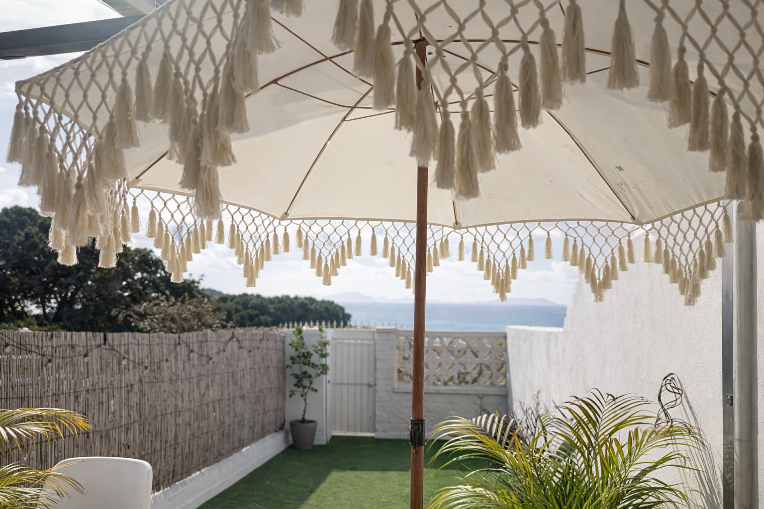 Terrassa de Casa adosada en venda en Estepona amb Aire condicionat, Jardí privat i Terrassa