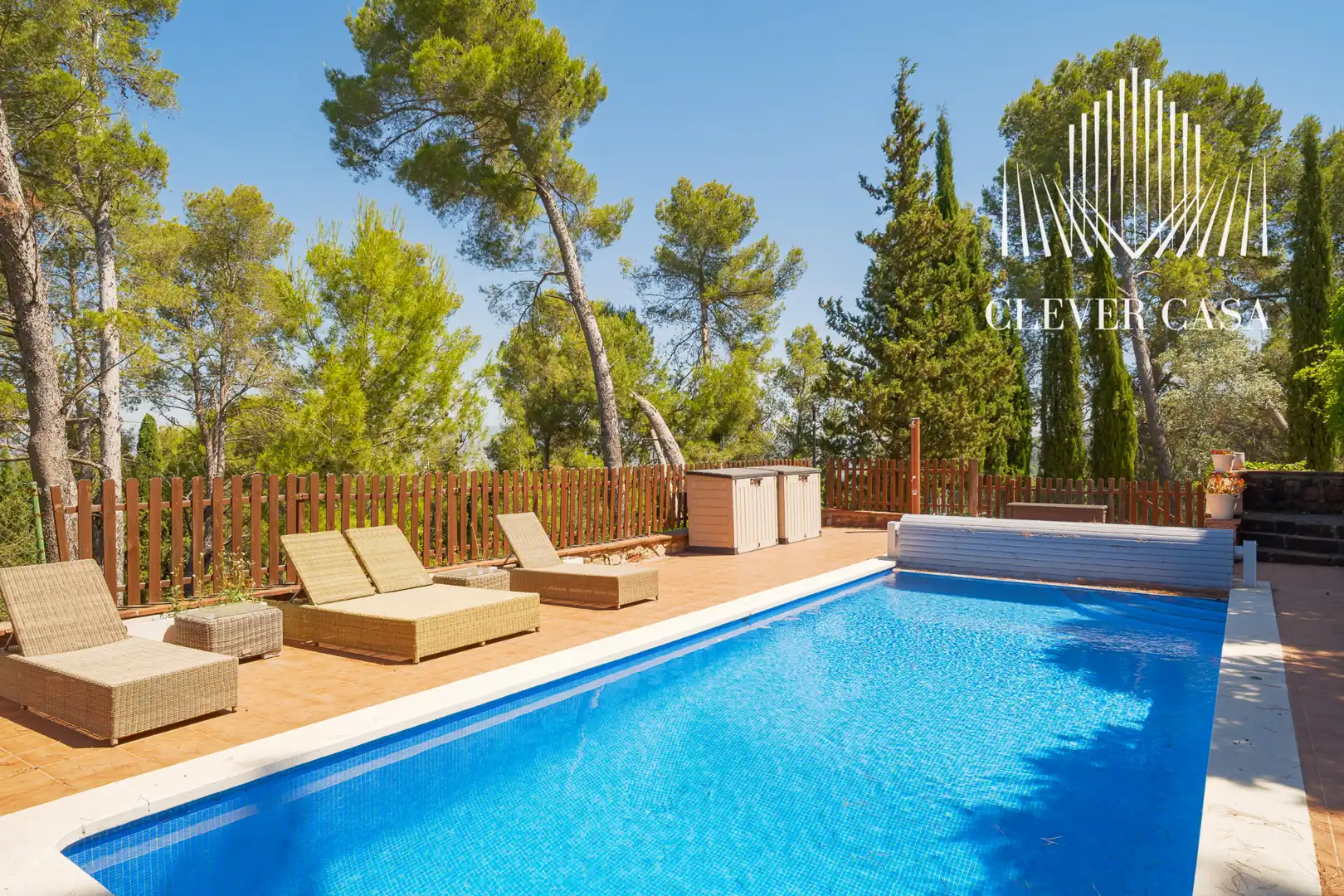 Piscina de Casa o chalet en venta en Castellví de Rosanes con Aire acondicionado, Calefacción y Jardín privado