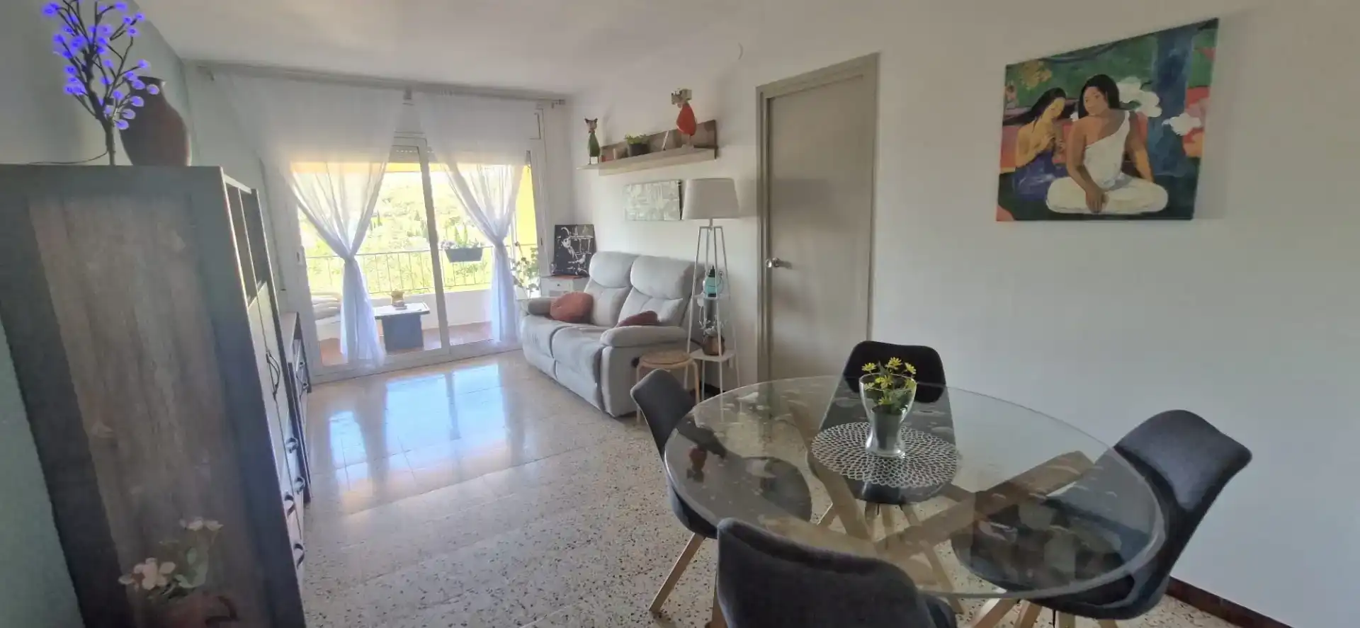 Sala d'estar de Àtic en venda en Calonge i Sant Antoni amb Aire condicionat