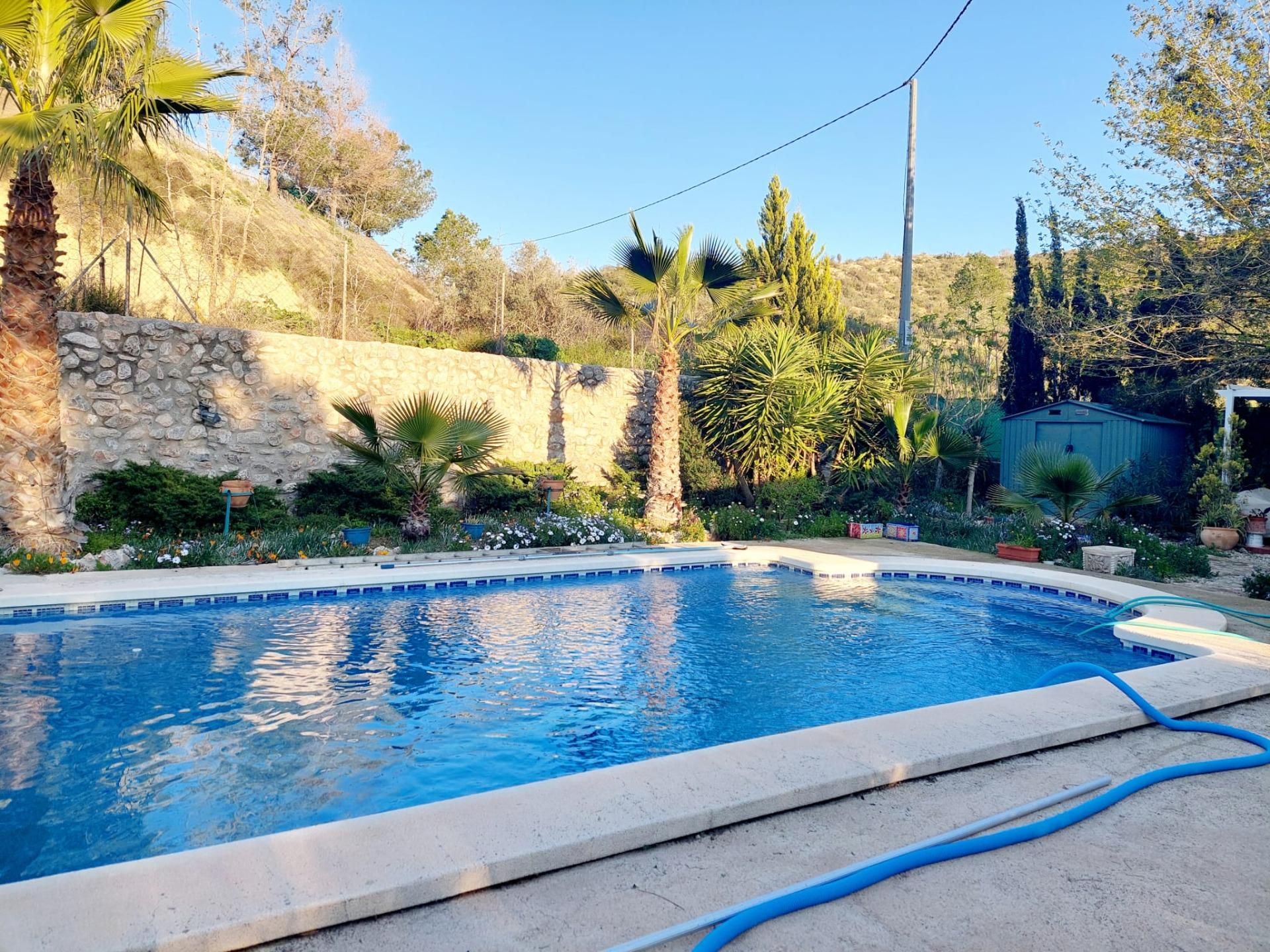 Swimming pool of Country house for sale in  Murcia Capital  with Heating, Private garden and Storage room