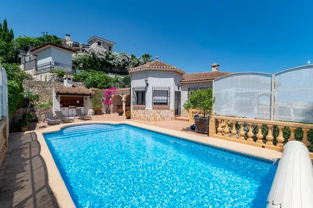 Exterior view of Houses for sale in Dénia  with Air Conditioner, Private garden and Terrace