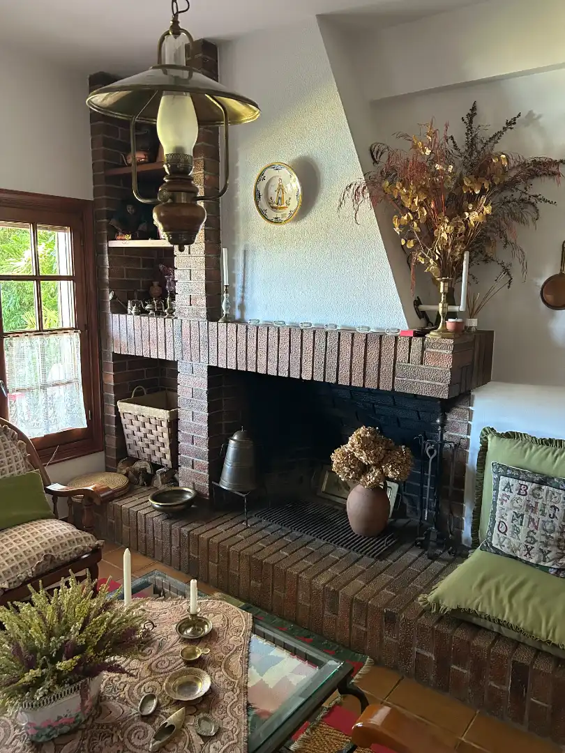 Sala de estar de Casa o chalet en venta en Vigo  con Calefacción, Jardín privado y Parquet
