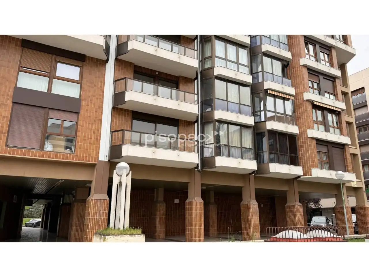 Exterior view of Flat for sale in  Pamplona / Iruña  with Heating, Terrace and Storage room