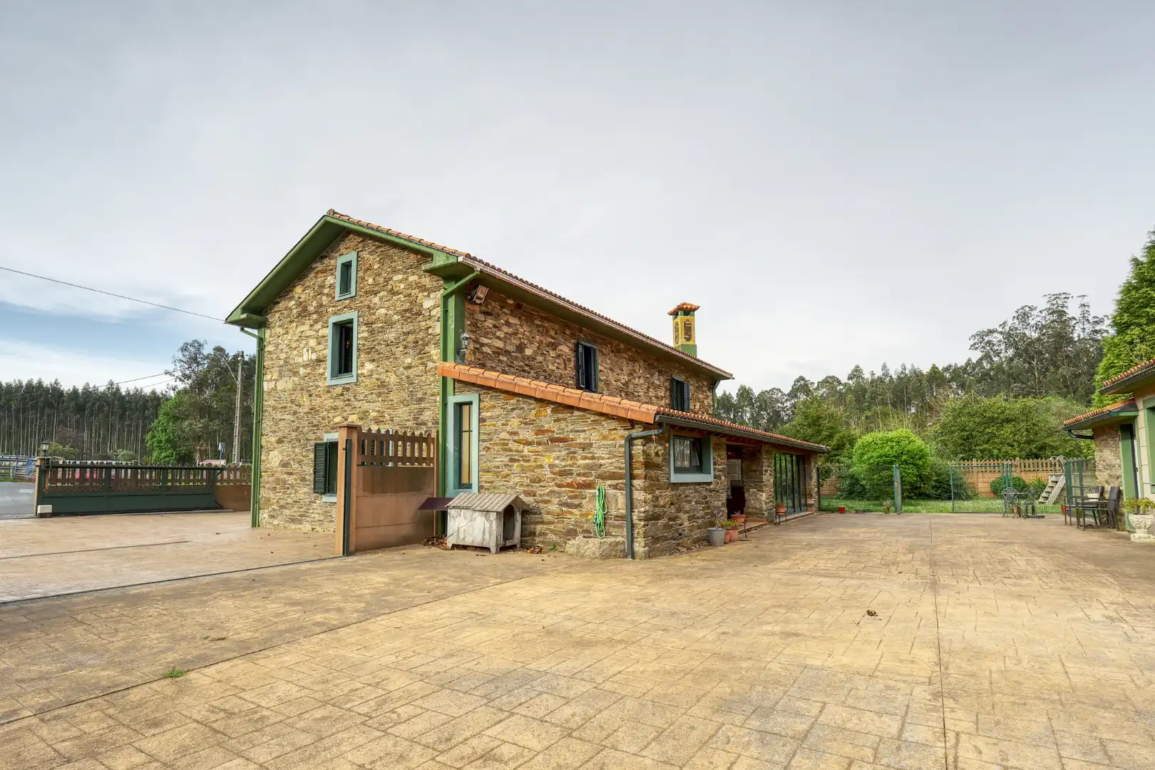 Vista exterior de Finca rústica en venta en Valdoviño con Calefacción, Jardín privado y Parquet