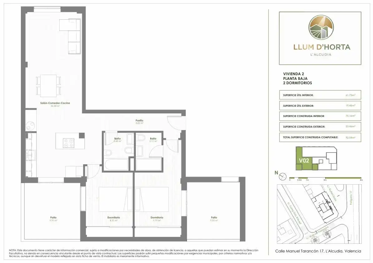 Piso en venta en L'Alcúdia con Aire acondicionado y Balcón